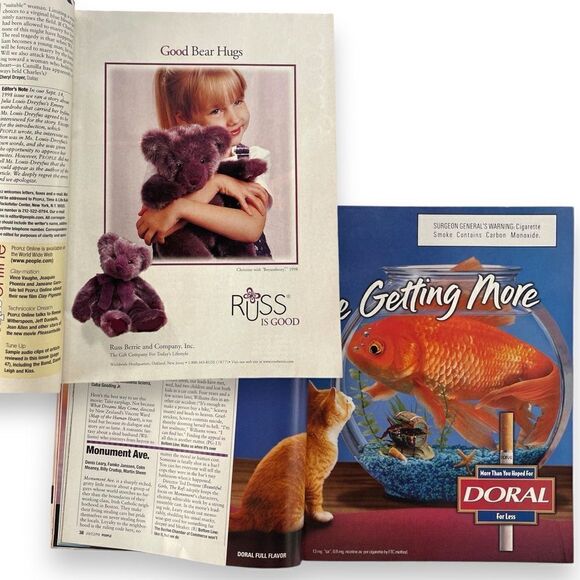 Vintage Oct 1998 People Mag Exclusive Jackie Onassis Shania Twain Paul McCartney - Picture 15 of 16